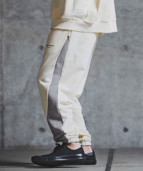 GLIMCLAP(グリムクラップ)の「mp14142-Point Graphic Sweat pants スウェットパンツ(192-059-gla-cf)(スウェットパンツ・メンズ・ブラック/オフホワイト/ミックスグレー/ホワイト系その他/ブラック系その他/グレー系その他・S/M/L)」の16枚目の写真