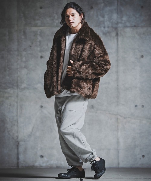 GLIMCLAP(グリムクラップ)の「mp14142-Point Graphic Sweat pants スウェットパンツ(192-059-gla-cf)(スウェットパンツ・メンズ・ブラック/オフホワイト/ミックスグレー/ホワイト系その他/ブラック系その他/グレー系その他・S/M/L)」の20枚目の写真