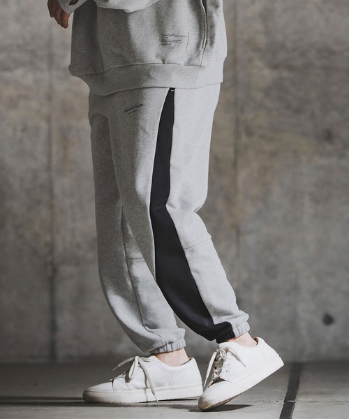 GLIMCLAP(グリムクラップ)の「mp14142-Point Graphic Sweat pants スウェットパンツ(192-059-gla-cf)(スウェットパンツ・メンズ・ブラック/オフホワイト/ミックスグレー/ホワイト系その他/ブラック系その他/グレー系その他・S/M/L)」の22枚目の写真