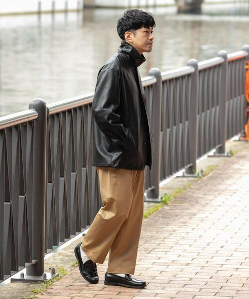 URBAN RESEARCH ROSSO MEN(アーバンリサーチロッソメン)の「『XLサイズあり』ストレッチチノ1タックワイドスラックス(その他パンツ・メンズ・ベージュ/グレー/ブラック・X-LARGE/LARGE/MEDIUM)」の4枚目の写真