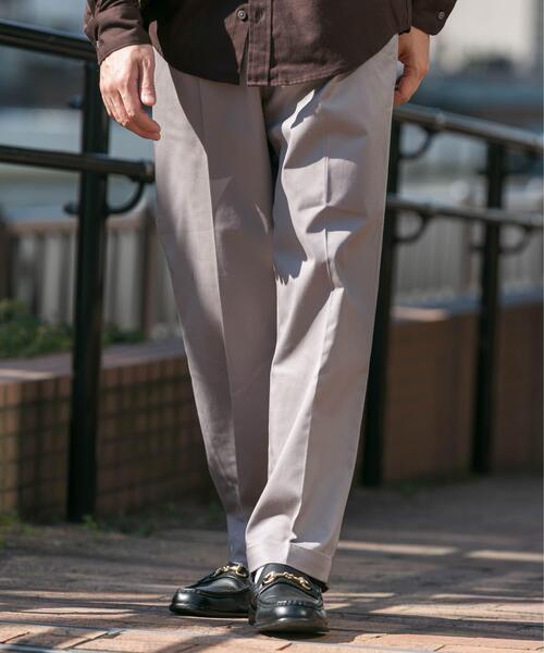 URBAN RESEARCH ROSSO MEN(アーバンリサーチロッソメン)の「『XLサイズあり』ストレッチチノ1タックワイドスラックス(その他パンツ・メンズ・ベージュ/グレー/ブラック・X-LARGE/LARGE/MEDIUM)」の20枚目の写真