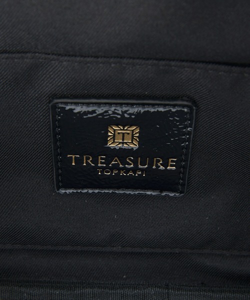 TREASURE TOPKAPI(トレジャートプカピ)の「【TREASURE TOPKAPI】スエード エナメルコンビ ワイド ボストンバッグ チャーム付き(ボストンバッグ・レディース・キャメル/カーキ・FREE)」の19枚目の写真