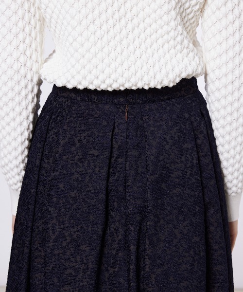Sov.（ソブ）の「クリスタルモールジャガードスカート（スカート・レディース・ネイビー・38/36）」の8枚目の写真