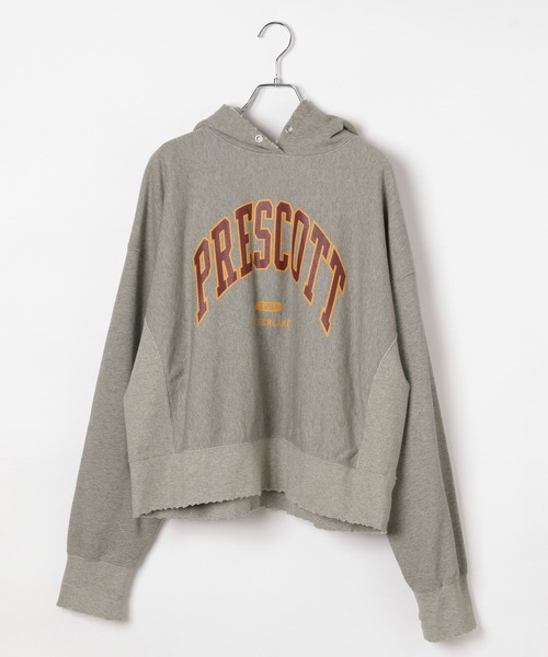 BAYFLOW（ベイフロー）の「【EF(エフ)】裏毛フーディー（WOMEN）（パーカー・レディース・ライトグレー/ナチュラル・FREE）」の10枚目の写真