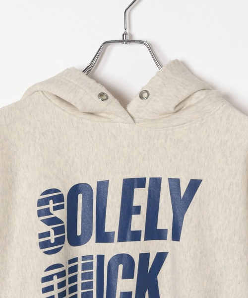 BAYFLOW（ベイフロー）の「【EF(エフ)】裏毛フーディー（WOMEN）（パーカー・レディース・ライトグレー/ナチュラル・FREE）」の7枚目の写真