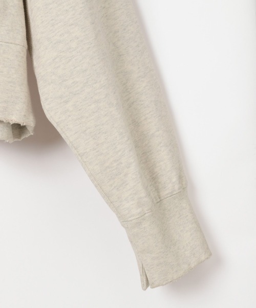 BAYFLOW（ベイフロー）の「【EF(エフ)】裏毛フーディー（WOMEN）（パーカー・レディース・ライトグレー/ナチュラル・FREE）」の6枚目の写真