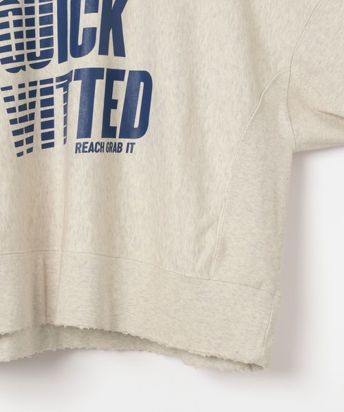 BAYFLOW（ベイフロー）の「【EF(エフ)】裏毛フーディー（WOMEN）（パーカー・レディース・ライトグレー/ナチュラル・FREE）」の4枚目の写真