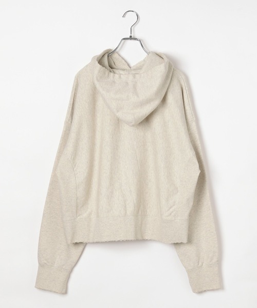 BAYFLOW（ベイフロー）の「【EF(エフ)】裏毛フーディー（WOMEN）（パーカー・レディース・ライトグレー/ナチュラル・FREE）」の3枚目の写真