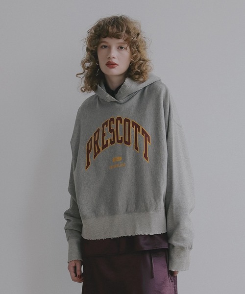 BAYFLOW（ベイフロー）の「【EF(エフ)】裏毛フーディー（WOMEN）（パーカー・レディース・ライトグレー/ナチュラル・FREE）」の13枚目の写真