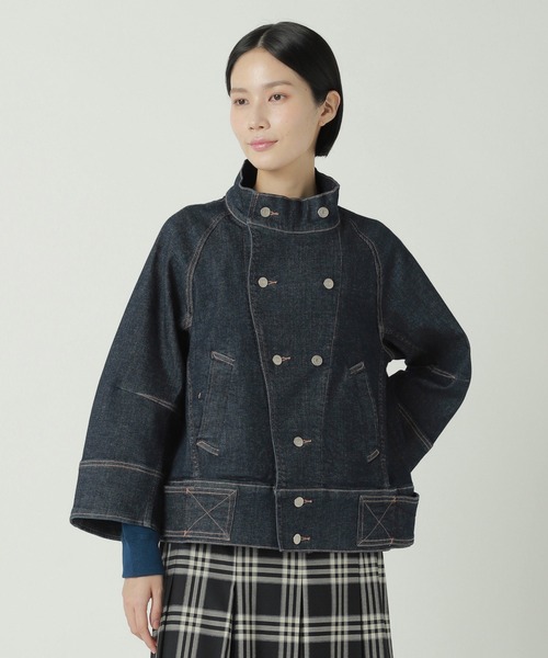 ZUCCa（ズッカ）の「(S)ハイパーストレッチデニム / ブルゾン / S（ブルゾン・レディース・ブルー/ネイビー/ブラック・M size）」の2枚目の写真