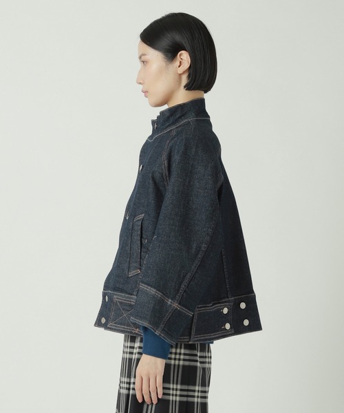 ZUCCa（ズッカ）の「(S)ハイパーストレッチデニム / ブルゾン / S（ブルゾン・レディース・ブルー/ネイビー/ブラック・M size）」の6枚目の写真