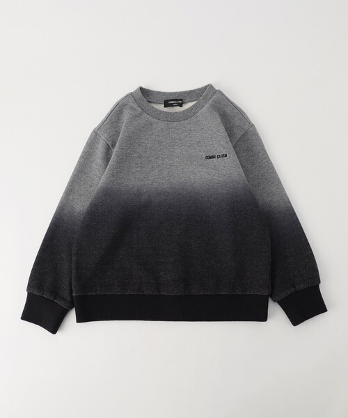COMME CA ISM（コムサイズム）の「グラデーショントレーナー（スウェット・キッズ・ブラック/ブラウン・140cm/130cm/120cm/110cm/100cm/150cm）」の4枚目の写真