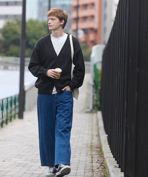 coca（coca）（コカ）の「ウールタッチニットカーディガン（カーディガン/ボレロ・メンズ・ブラウン/ブラック・L/M/XL）」の10枚目の写真