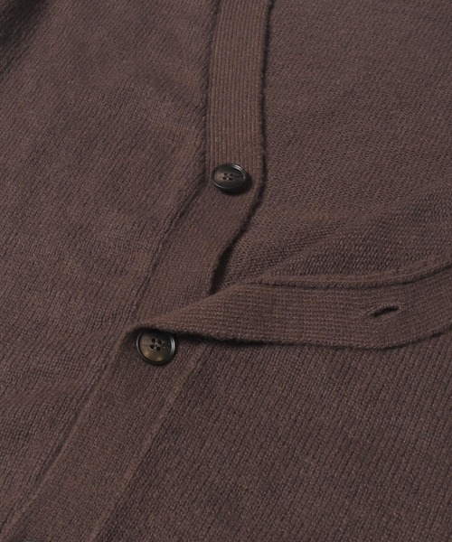 coca（coca）（コカ）の「ウールタッチニットカーディガン（カーディガン/ボレロ・メンズ・ブラウン/ブラック・L/M/XL）」の14枚目の写真