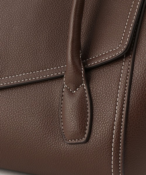 ADAM ET ROPE'（アダムエロペ）の「【&MyuQ（アンドミューク）】OPERIA mini（ショルダーバッグ・レディース・ブラック/ダークブラウン・FREE）」の6枚目の写真