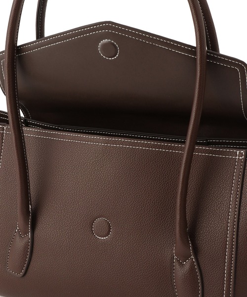 ADAM ET ROPE'（アダムエロペ）の「【&MyuQ（アンドミューク）】OPERIA mini（ショルダーバッグ・レディース・ブラック/ダークブラウン・FREE）」の7枚目の写真