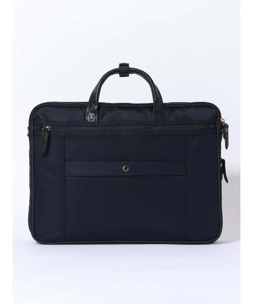 SUIT SQUARE（スーツスクエア）の「2WAYブリーフケース ナイロン×レザー（ビジネスバッグ・メンズ・ブラック/ネイビー・F）」の10枚目の写真