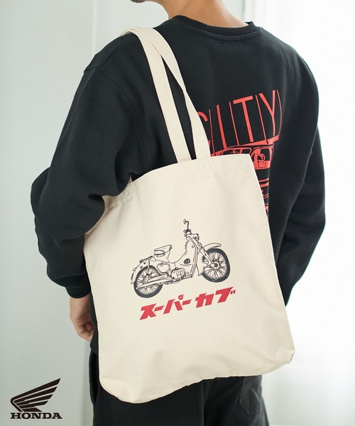 FOUND GOOD（ファウンドグッド）の「【HONDA】コラボバッグ/31589002（トートバッグ・メンズ・ホワイト系3/ホワイト系1/ホワイト系2・FREE）」の3枚目の写真