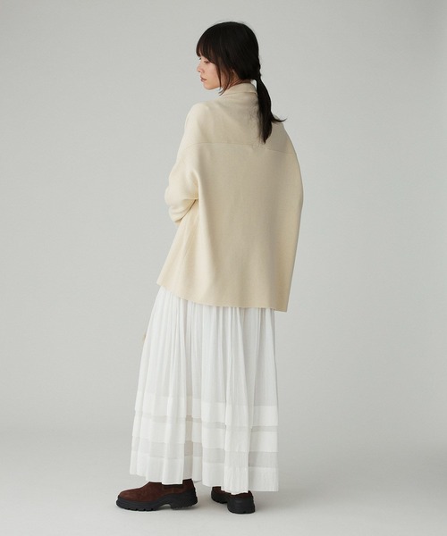 BABYLONE（バビロン）の「ショートドレープガウン（カーディガン/ボレロ・レディース・ネイビー/グレー/オフホワイト・フリー）」の17枚目の写真