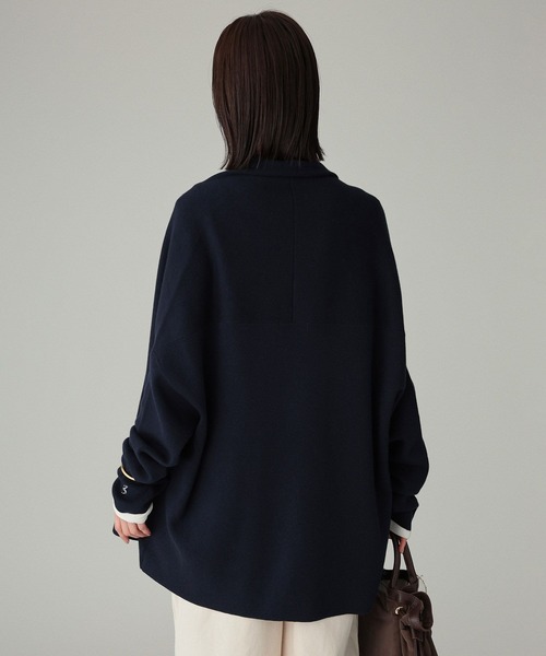 BABYLONE（バビロン）の「ショートドレープガウン（カーディガン/ボレロ・レディース・ネイビー/グレー/オフホワイト・フリー）」の19枚目の写真