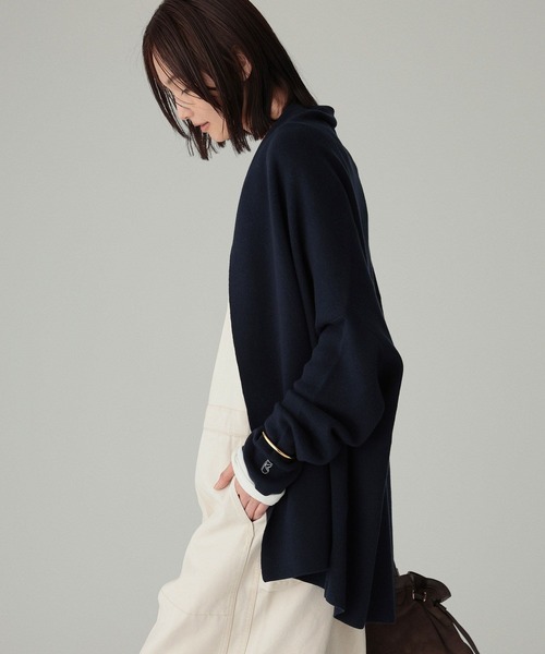 BABYLONE（バビロン）の「ショートドレープガウン（カーディガン/ボレロ・レディース・ネイビー/グレー/オフホワイト・フリー）」の18枚目の写真