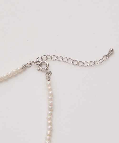 mystic（ミスティック）の「ガラスパールネックレス（リング・レディース・シルバー・ONE SIZE）」の6枚目の写真