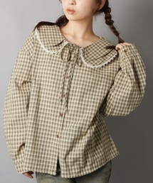 SPINNS | 長袖ブラウス/ギンガムチェック/NEO森ガール(シャツ/ブラウス)