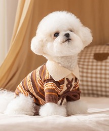aimoha | POLOカラー犬用ニットセーター(ペットウェア)