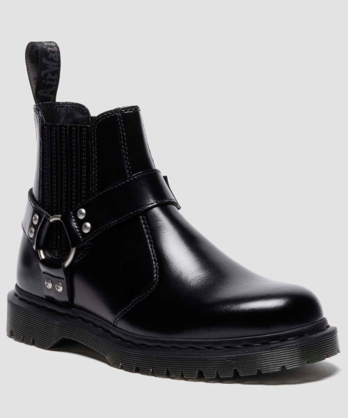 Dr. Martens(ドクターマーチン)の「Dr. MARTENS 2976 HARNESS CHELSEA BOOTS(ドクターマーチン 2976 HARNESS チェルシー ブーツ)(ブーツ・メンズ・ブラック・27cm/28cm/23cm/24cm/25cm/26cm)」の2枚目の写真