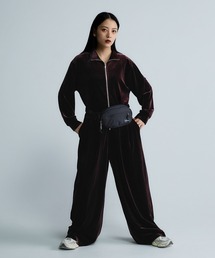 JEANASIS | 【Les Fleurs】ベロアジャンプスーツ/616799(つなぎ/オールインワン)