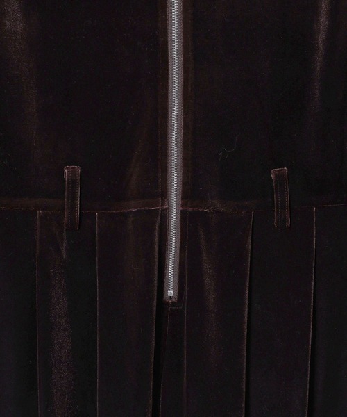 JEANASIS（ジーナシス）の「【Les Fleurs】ベロアジャンプスーツ/616799（つなぎ/オールインワン・レディース・ブラック/ブラウン・FREE）」の12枚目の写真