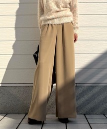 Q | ウエストギャザーワイドパンツ(その他パンツ)