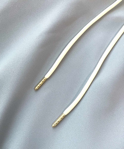 Q(キュー)の「ウエストギャザーワイドパンツ(その他パンツ・レディース・ブラック/ベージュ/アイボリー/ライトブルー・MEDIUM)」の10枚目の写真