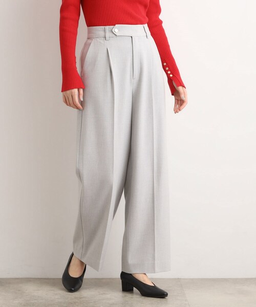 grove（グローブ）の「【あったか裏起毛】かっこよさも穿き心地も叶える、優秀スラックスパンツ（その他パンツ・レディース・ブラウン系その他3/ブラウン系その他2/チャコールグレー/グレー・03/02/05/04/01）」の6枚目の写真