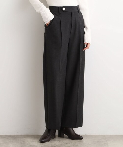 grove（グローブ）の「【あったか裏起毛】かっこよさも穿き心地も叶える、優秀スラックスパンツ（その他パンツ・レディース・ブラウン系その他3/ブラウン系その他2/チャコールグレー/グレー・03/02/05/04/01）」の10枚目の写真