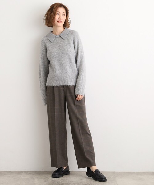 grove（グローブ）の「【あったか裏起毛】かっこよさも穿き心地も叶える、優秀スラックスパンツ（その他パンツ・レディース・ブラウン系その他3/ブラウン系その他2/チャコールグレー/グレー・03/02/05/04/01）」の16枚目の写真