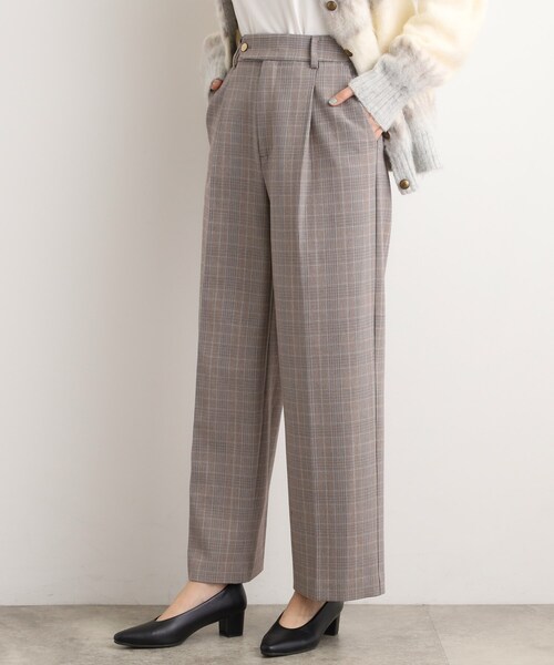 grove（グローブ）の「【あったか裏起毛】かっこよさも穿き心地も叶える、優秀スラックスパンツ（その他パンツ・レディース・ブラウン系その他3/ブラウン系その他2/チャコールグレー/グレー・03/02/05/04/01）」の20枚目の写真