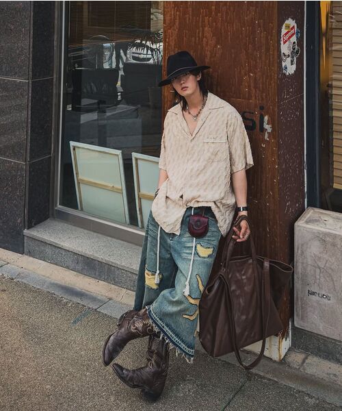 RSSC(アールエスエスシー)の「RIVET GEOMERTIC HALF SHIRT - BEIGE(シャツ/ブラウス・レディース・その他・1/2)」の8枚目の写真