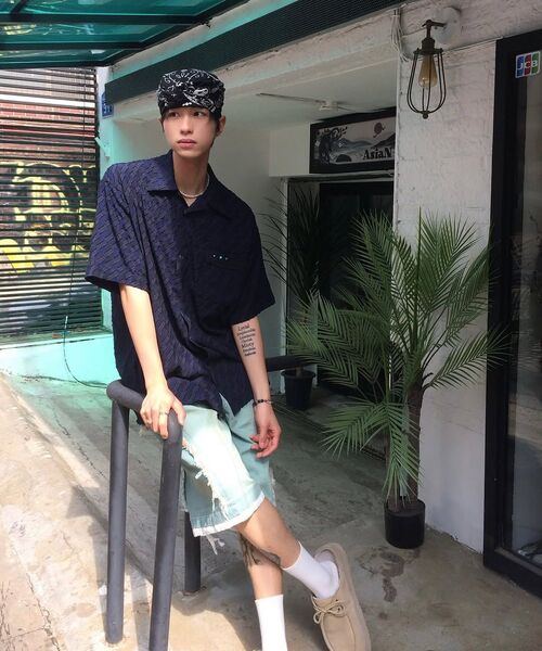 RSSC(アールエスエスシー)の「RIVET GEOMERTIC HALF SHIRT - BEIGE(シャツ/ブラウス・レディース・その他・1/2)」の14枚目の写真