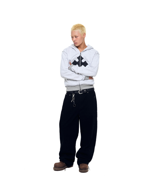 AAKAM(アーカム)の「AKM CROS2 Zip-Up Hoodie (Gray)(パーカー・レディース・その他・1/2)」の9枚目の写真
