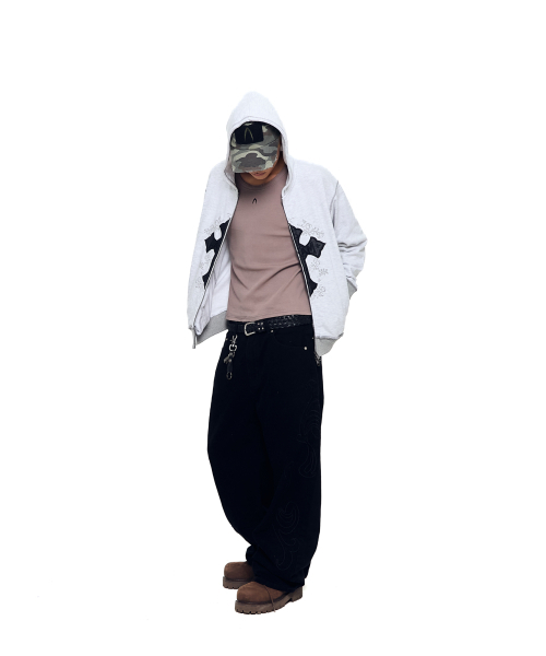 AAKAM(アーカム)の「AKM CROS2 Zip-Up Hoodie (Gray)(パーカー・レディース・その他・1/2)」の10枚目の写真