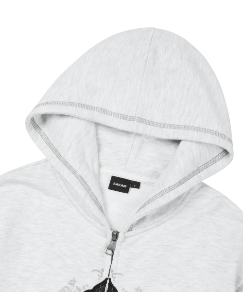 AAKAM(アーカム)の「AKM CROS2 Zip-Up Hoodie (Gray)(パーカー・レディース・その他・1/2)」の13枚目の写真