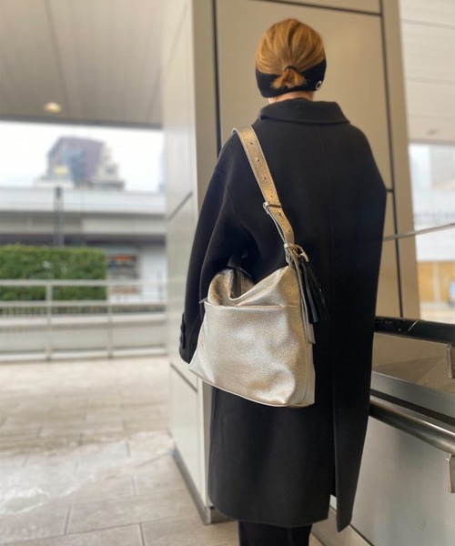 Scrap Book（スクラップブック）の「【Scrap Book】2way ショルダーバッグ（ショルダーバッグ・レディース・ブラック/グレー/シルバー・FREE）」の9枚目の写真