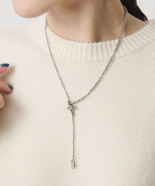 soiréeO ネックレス 別注】＜Soierie＞Étoile スリム ネックレス（ネックレス）｜Soierie