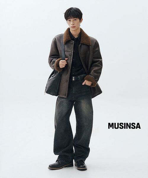 MUSINSA STANDARD（ムシンサスタンダード）の「デニムウエスタンシャツ[ブラック]（シャツ/ブラウス・メンズ・その他・SMALL/MEDIUM/LARGE/X-LARGE/XX-LARGE）」の8枚目の写真