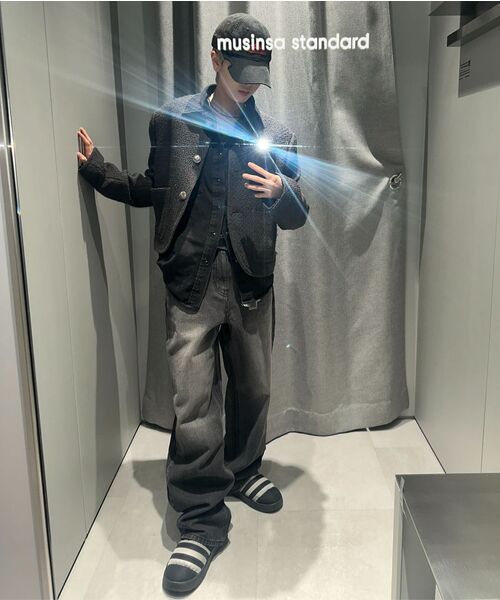 MUSINSA STANDARD（ムシンサスタンダード）の「デニムウエスタンシャツ[ブラック]（シャツ/ブラウス・メンズ・その他・SMALL/MEDIUM/LARGE/X-LARGE/XX-LARGE）」の12枚目の写真