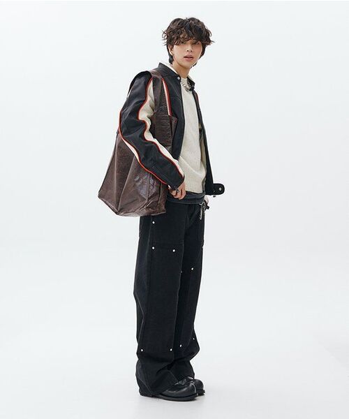 OUTSTANDING（アウトスタンディング）の「HENLEY NECK LONG SLEEVE TEE_VINTAGE CHARCOAL（Tシャツ/カットソー・メンズ・その他・SMALL/MEDIUM/LARGE）」の14枚目の写真
