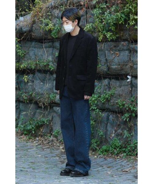 MUSINSA STANDARD（ムシンサスタンダード）の「特大コーデュロイブレザー[ブラック]（テーラードジャケット・メンズ・その他・MEDIUM/LARGE/X-LARGE/XX-LARGE）」の21枚目の写真