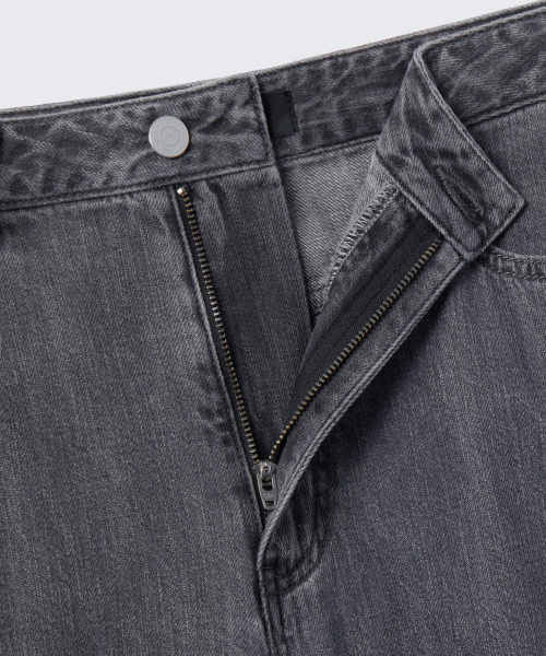 MUSINSA STANDARD（ムシンサスタンダード）の「リネンライクセミバルーンデニムパンツ[グレー]（デニムパンツ・メンズ・その他・31/33/26/27/28/29/38/42/36/34/32/30/40）」の4枚目の写真