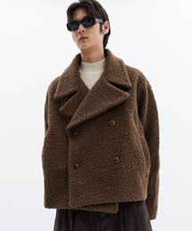 TRIP LE SENS（トリップ ル センス）の「ブークルヘビーオーバーダブルコート_ブラウン（チェスターコート）」